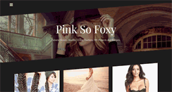 Desktop Screenshot of pinksofoxy.com
